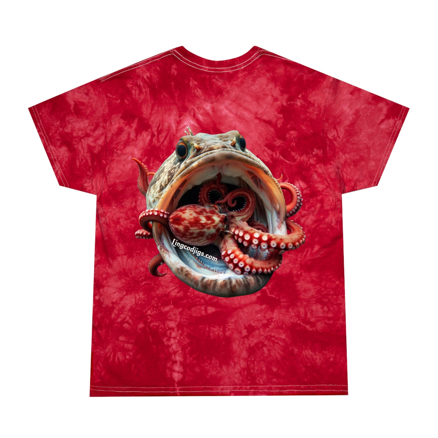 Lingcod Tie-Dye  Tee t shirt