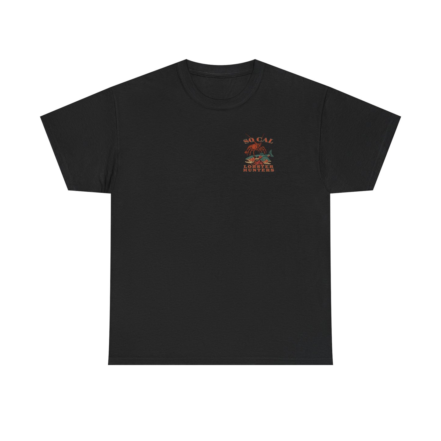 Lobster Hunters Salmon eater Heavy Cotton T shirt