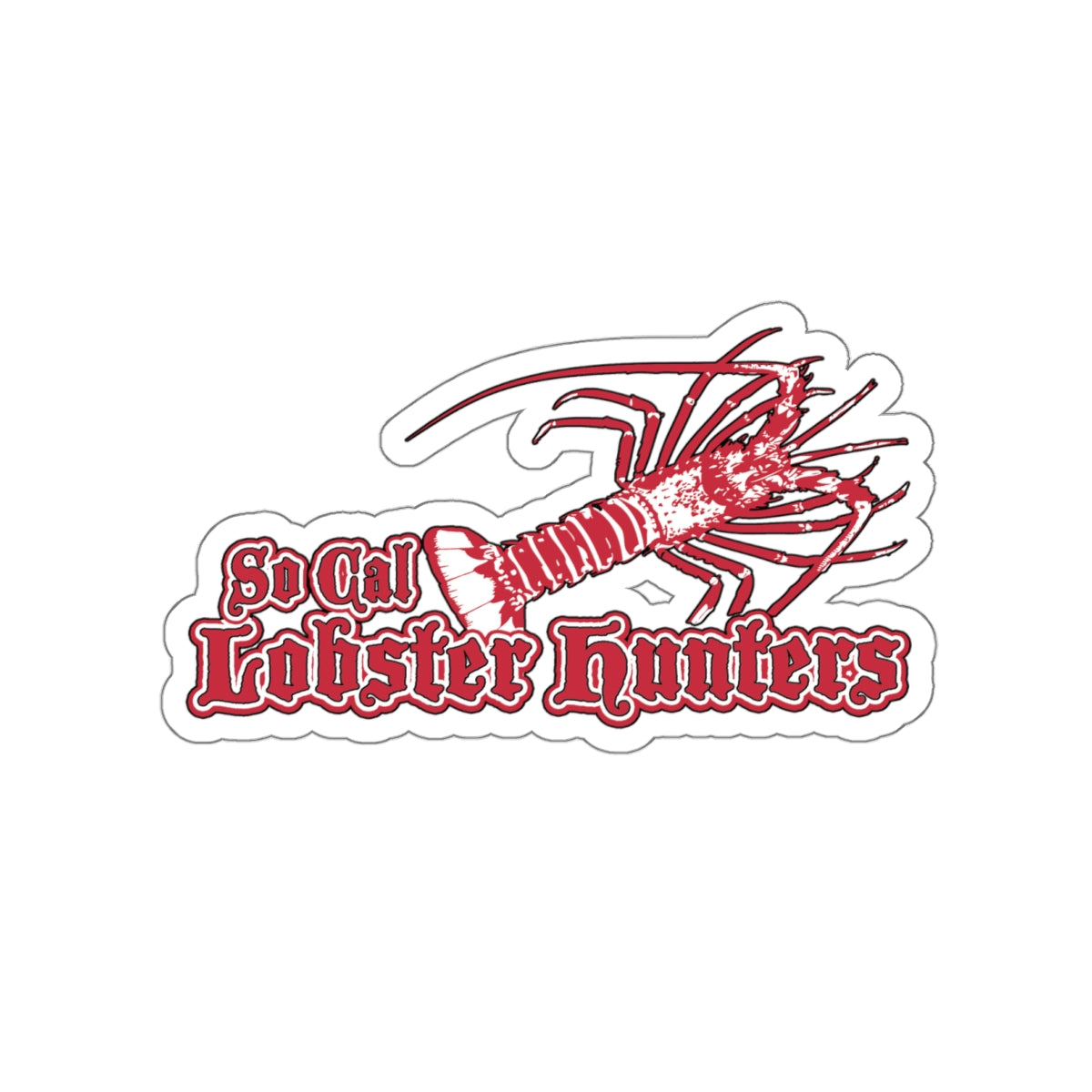 Lobster Hunters Vinyl Stickers