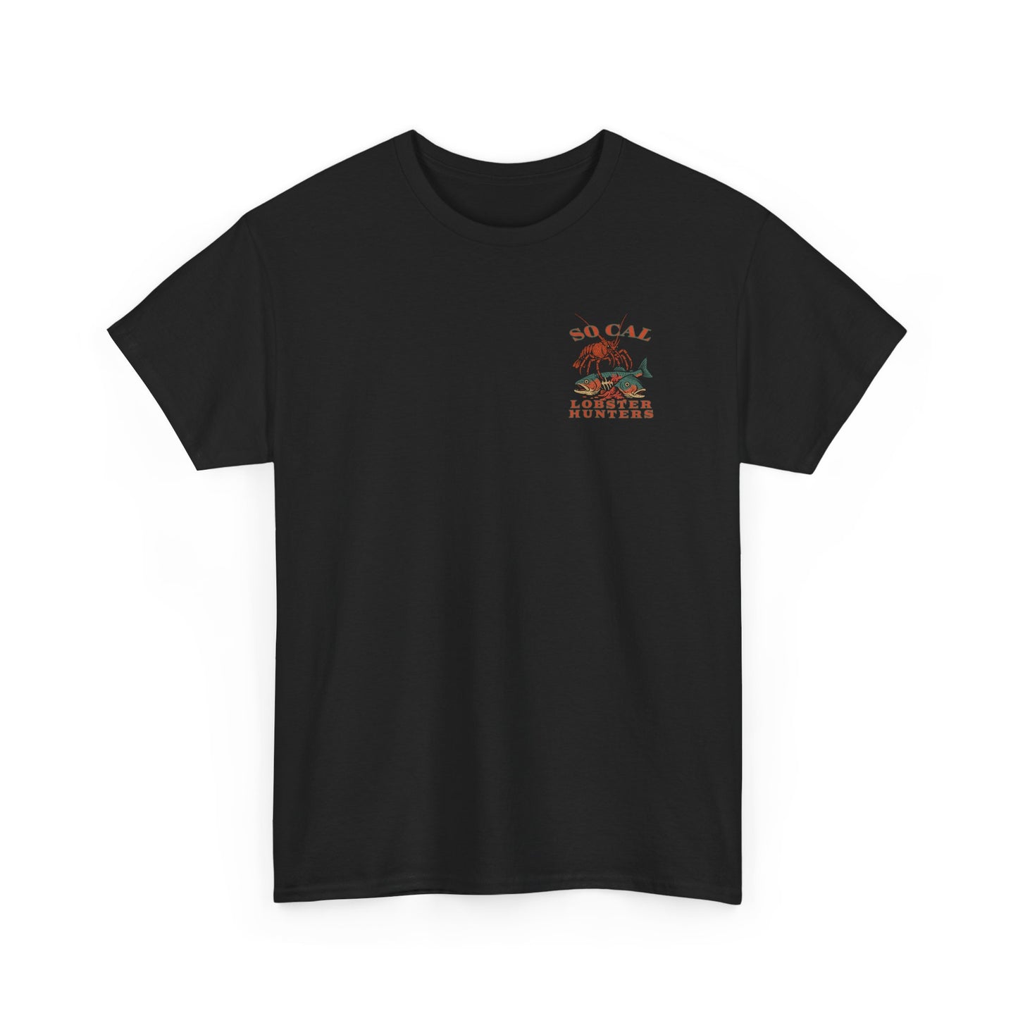Lobster Hunters Salmon eater Heavy Cotton T shirt