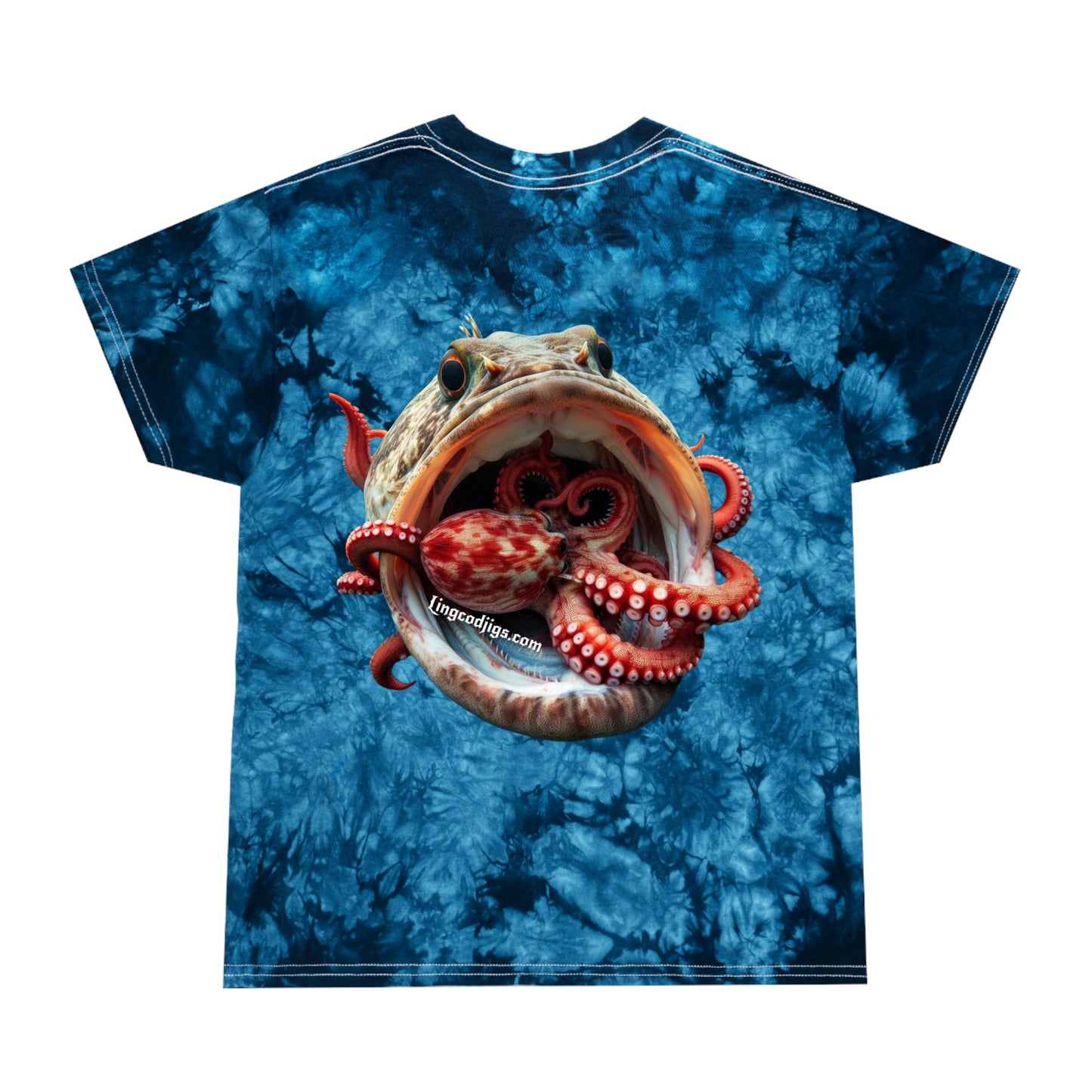 Lingcod Tie-Dye  Tee t shirt