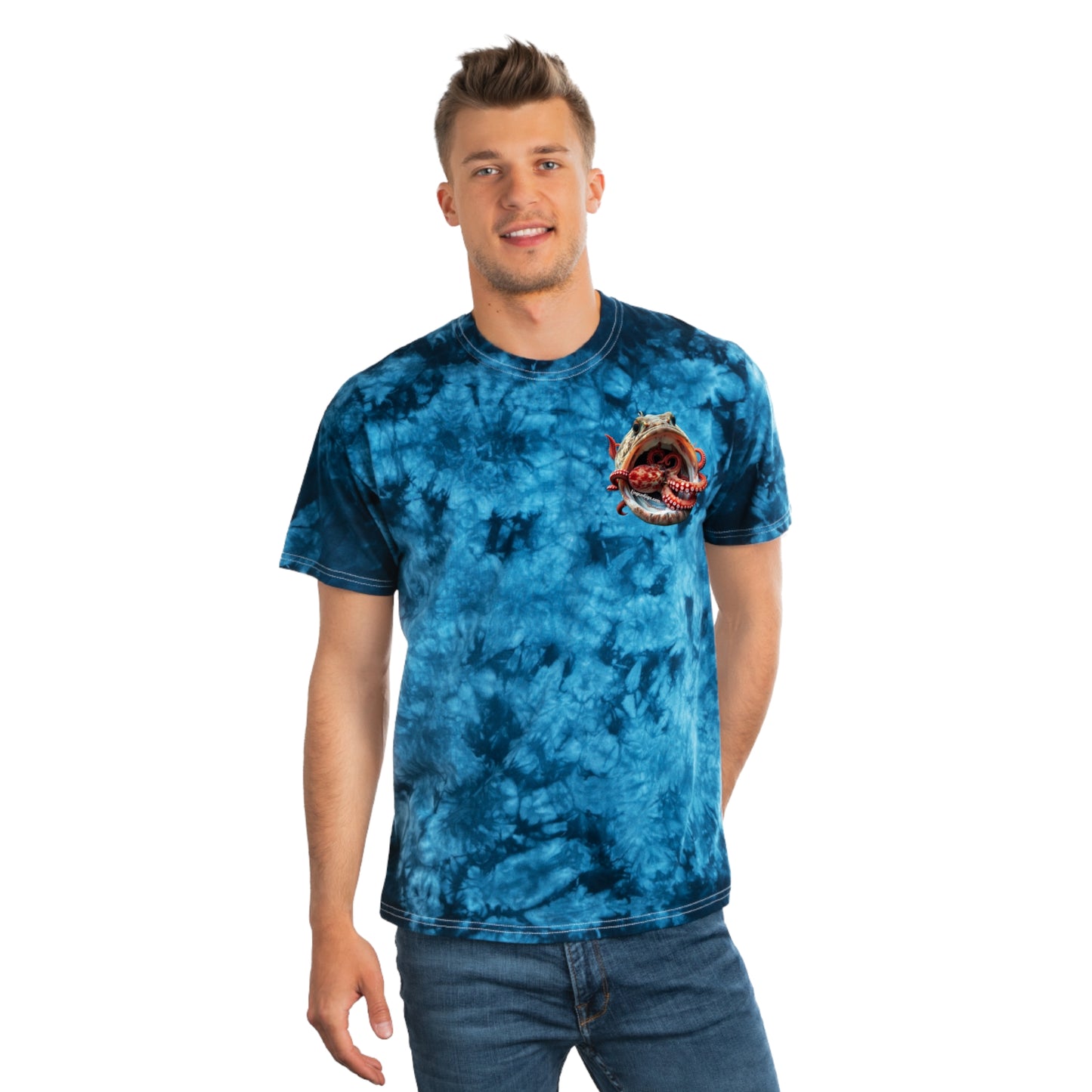 Lingcod Tie-Dye  Tee t shirt