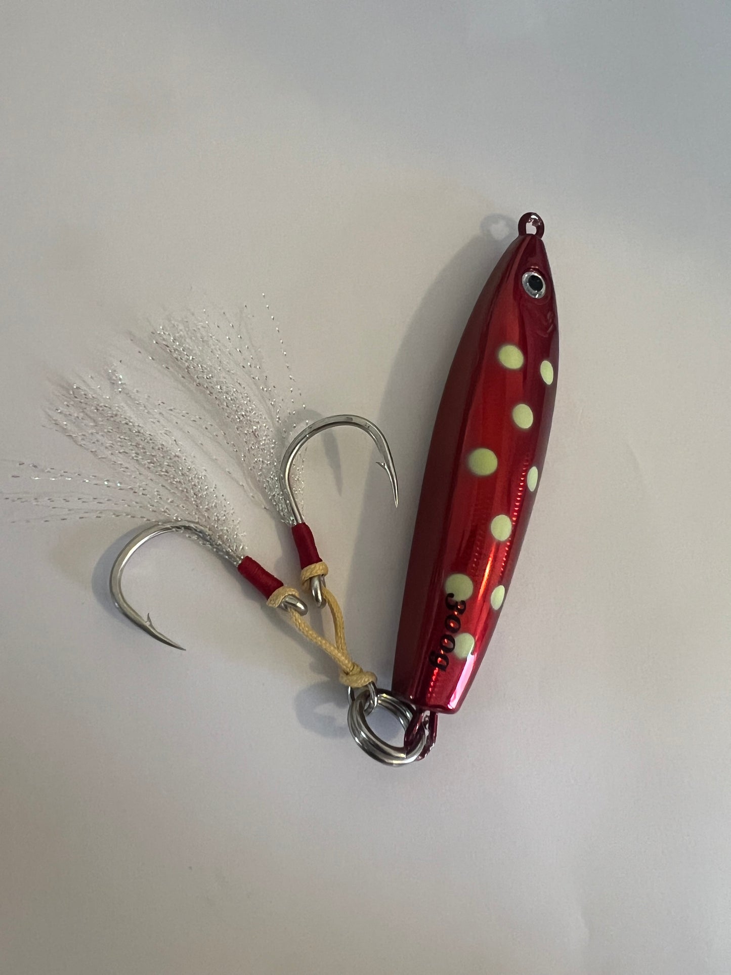 300 gram TUNGSTEN Jig Super Glow dots Bluefin fast fall bomb Jig lure