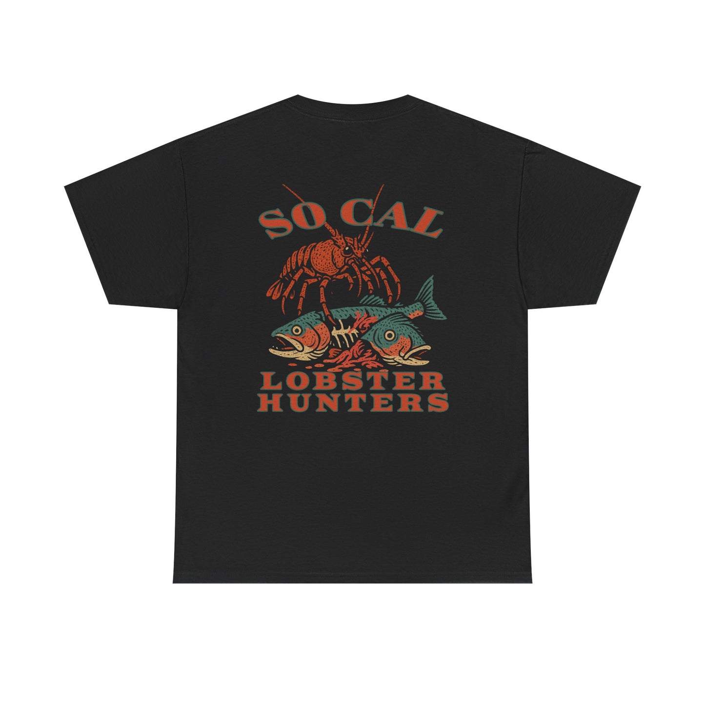 Lobster Hunters Salmon eater Heavy Cotton T shirt