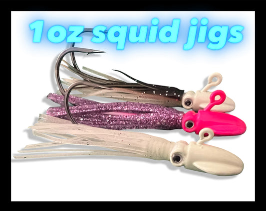 1oz mini squid jig