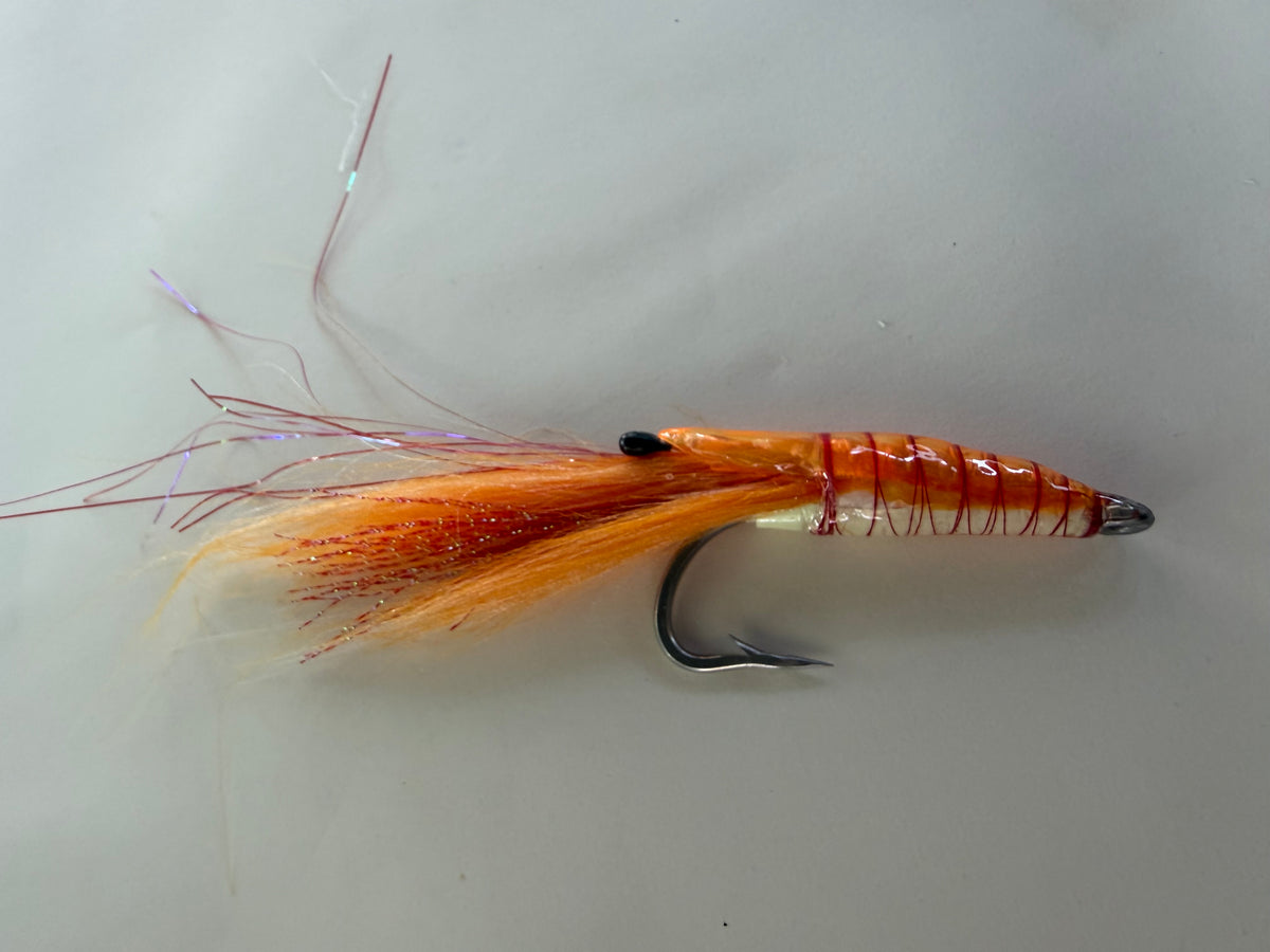 6/0 Glow Natural shrimp fly