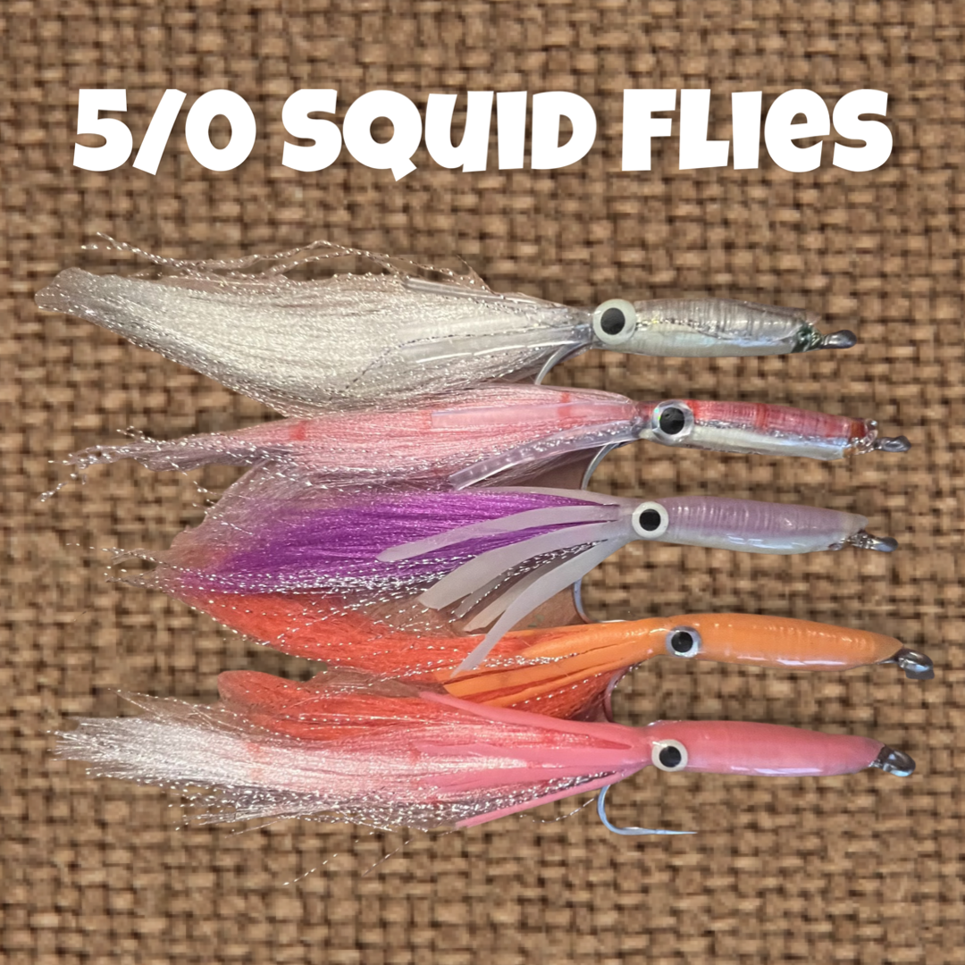 5/0 Glow in the Dark Squid Fly