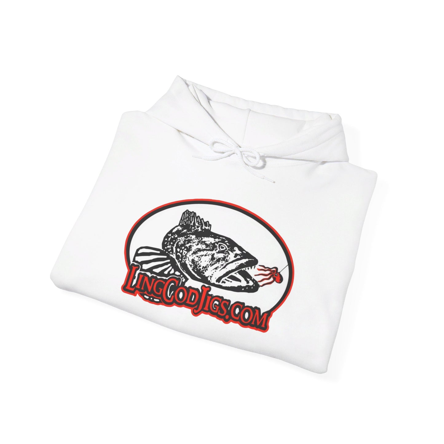 Lingcod jigs Heavy Blend™ Hooded Sweatshirt