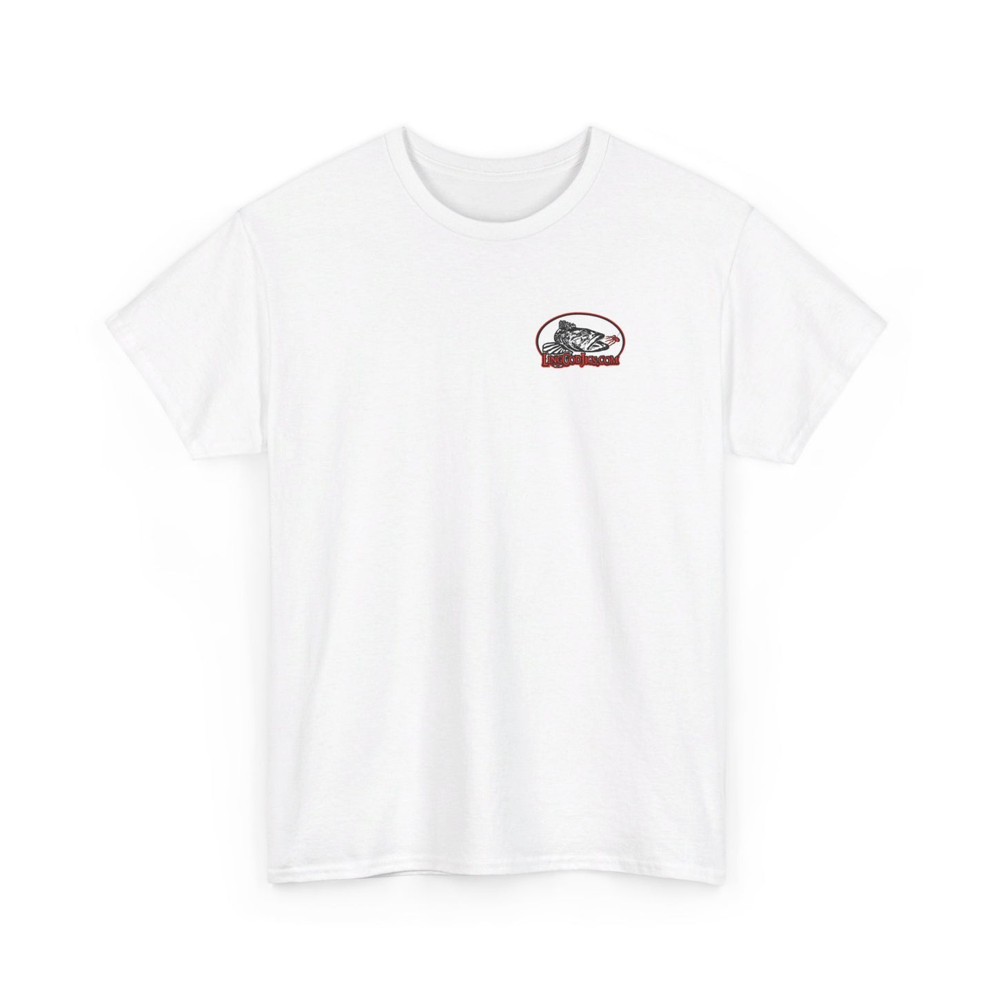 Lingcod jigs Logo Heavy Cotton Tee t shirt