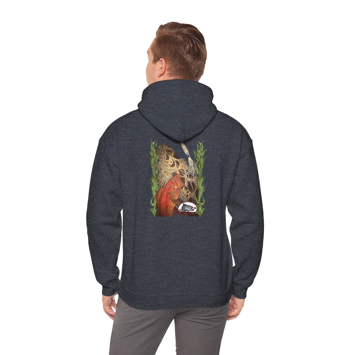 Lingcod jigs Artist Heavy Blend™ Hooded Sweatshirt