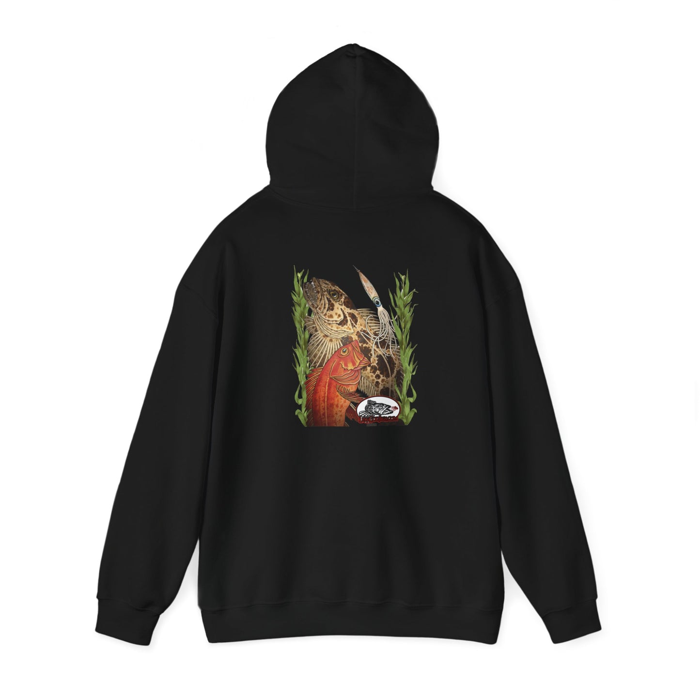 Lingcod jigs Artist Heavy Blend™ Hooded Sweatshirt