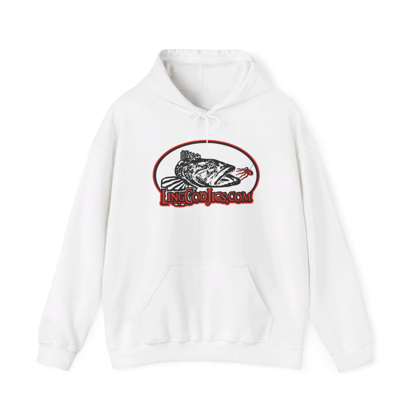 Lingcod jigs Heavy Blend™ Hooded Sweatshirt