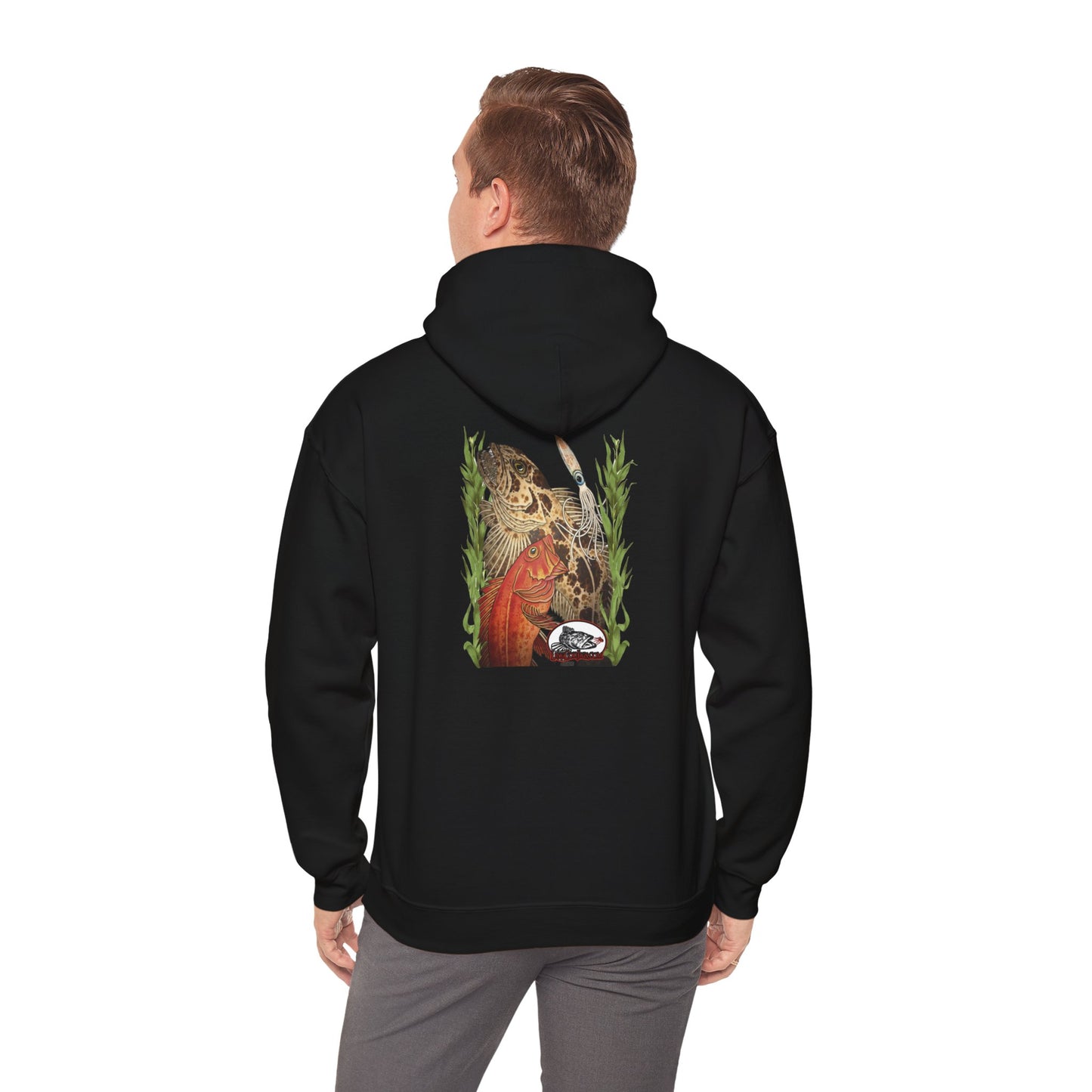 Lingcod jigs Artist Heavy Blend™ Hooded Sweatshirt