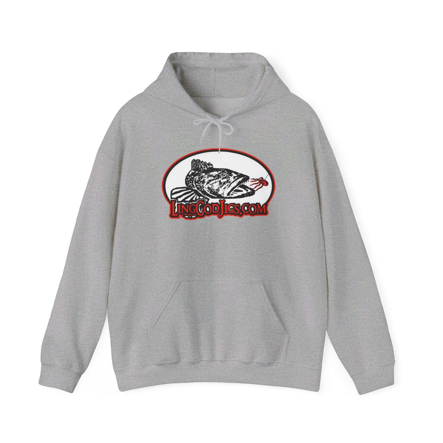 Lingcod jigs Heavy Blend™ Hooded Sweatshirt