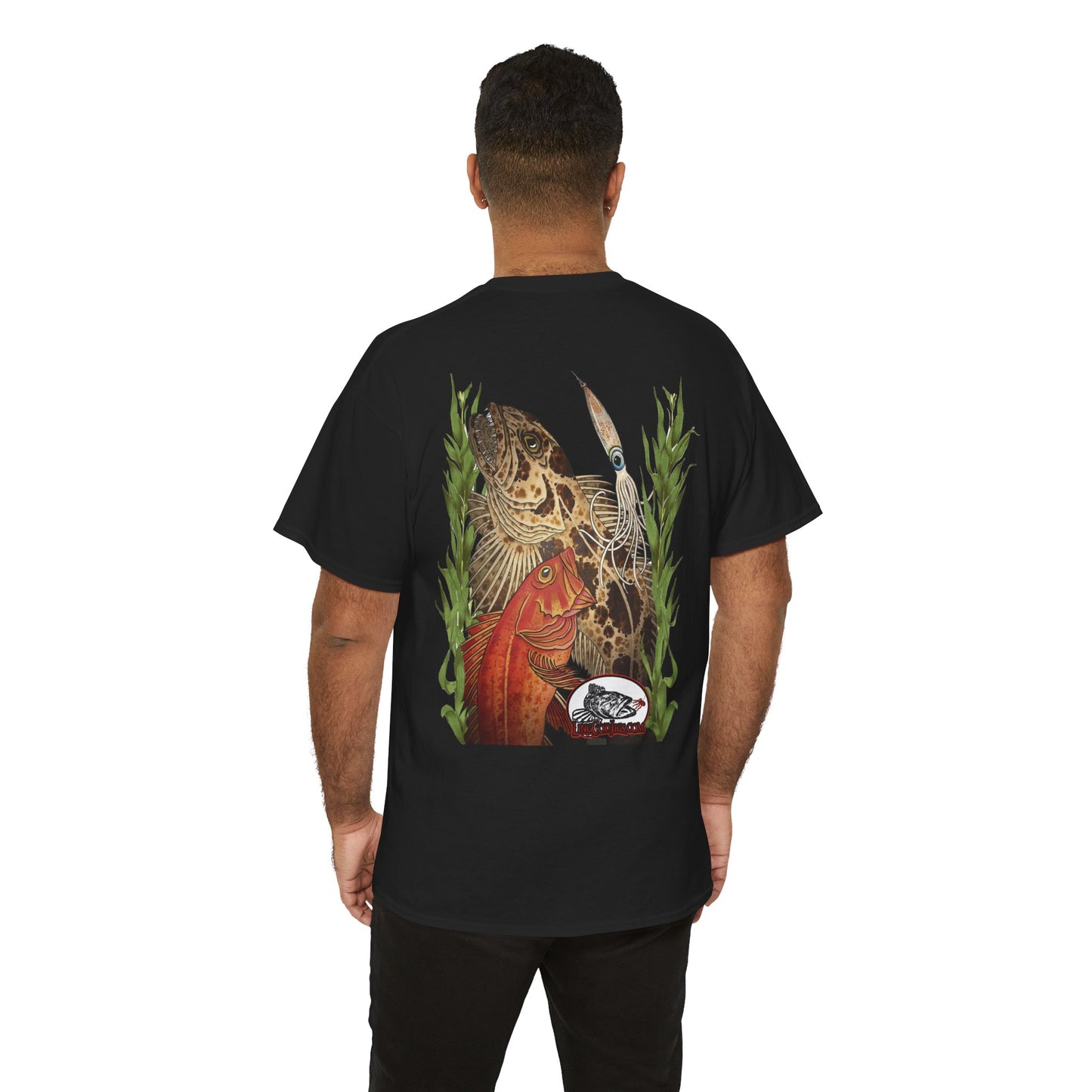 Lingcod jigs Artist  Heavy fishing Tee t shirt