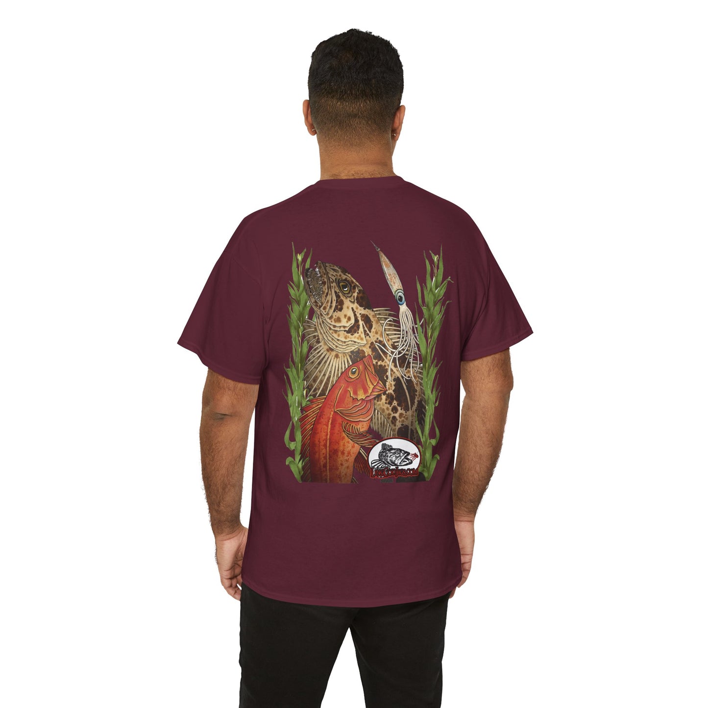 Lingcod jigs Artist  Heavy fishing Tee t shirt