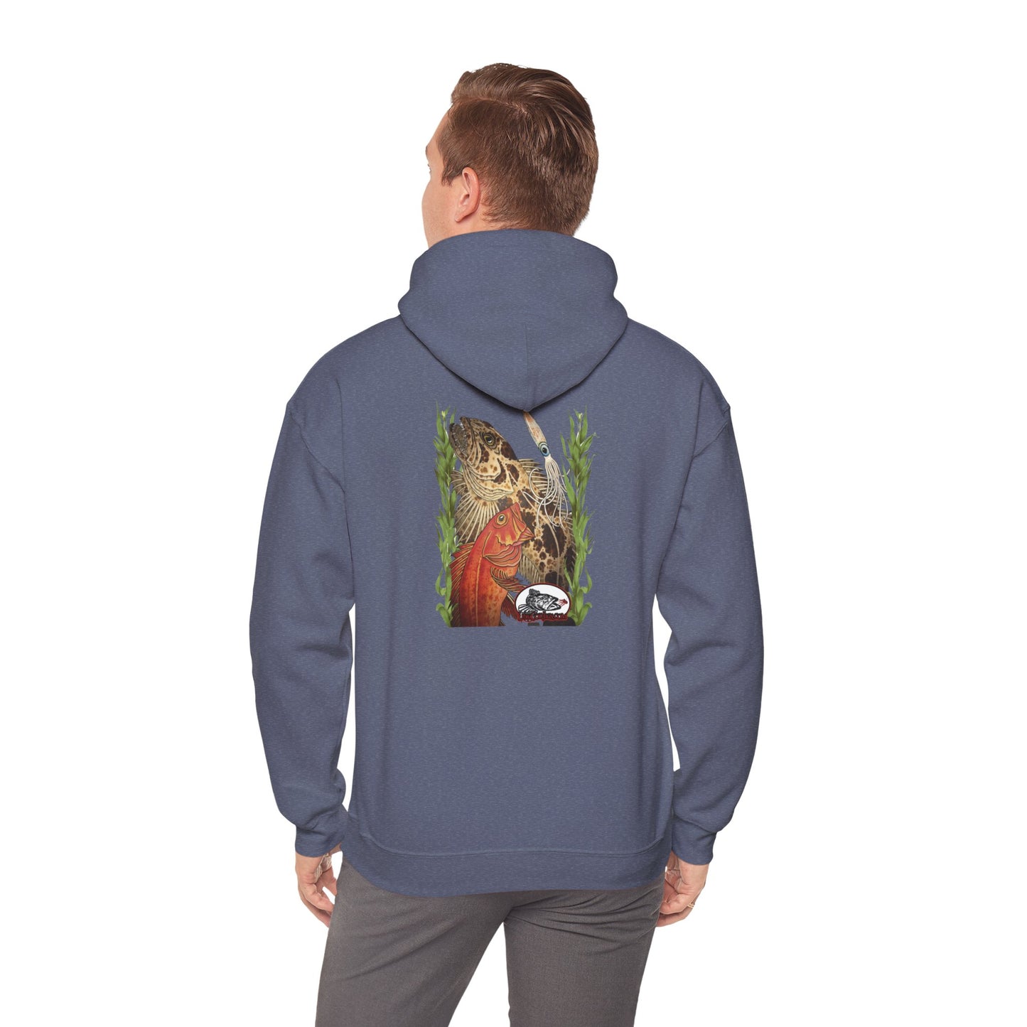 Lingcod jigs Artist Heavy Blend™ Hooded Sweatshirt