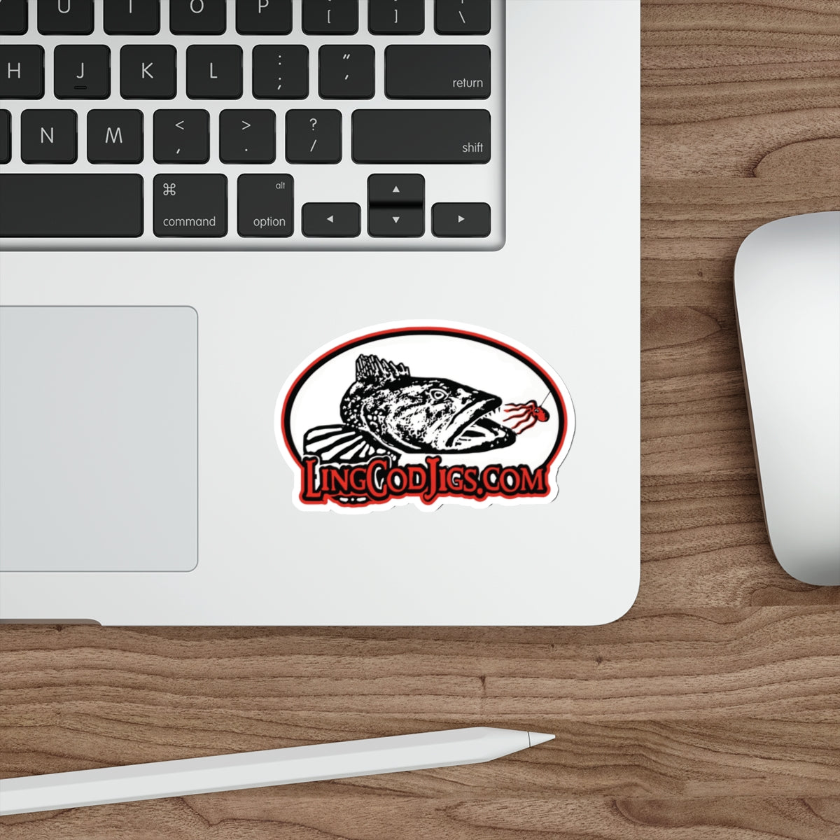 LINGCOD JIGS LOGO Die-Cut Stickers