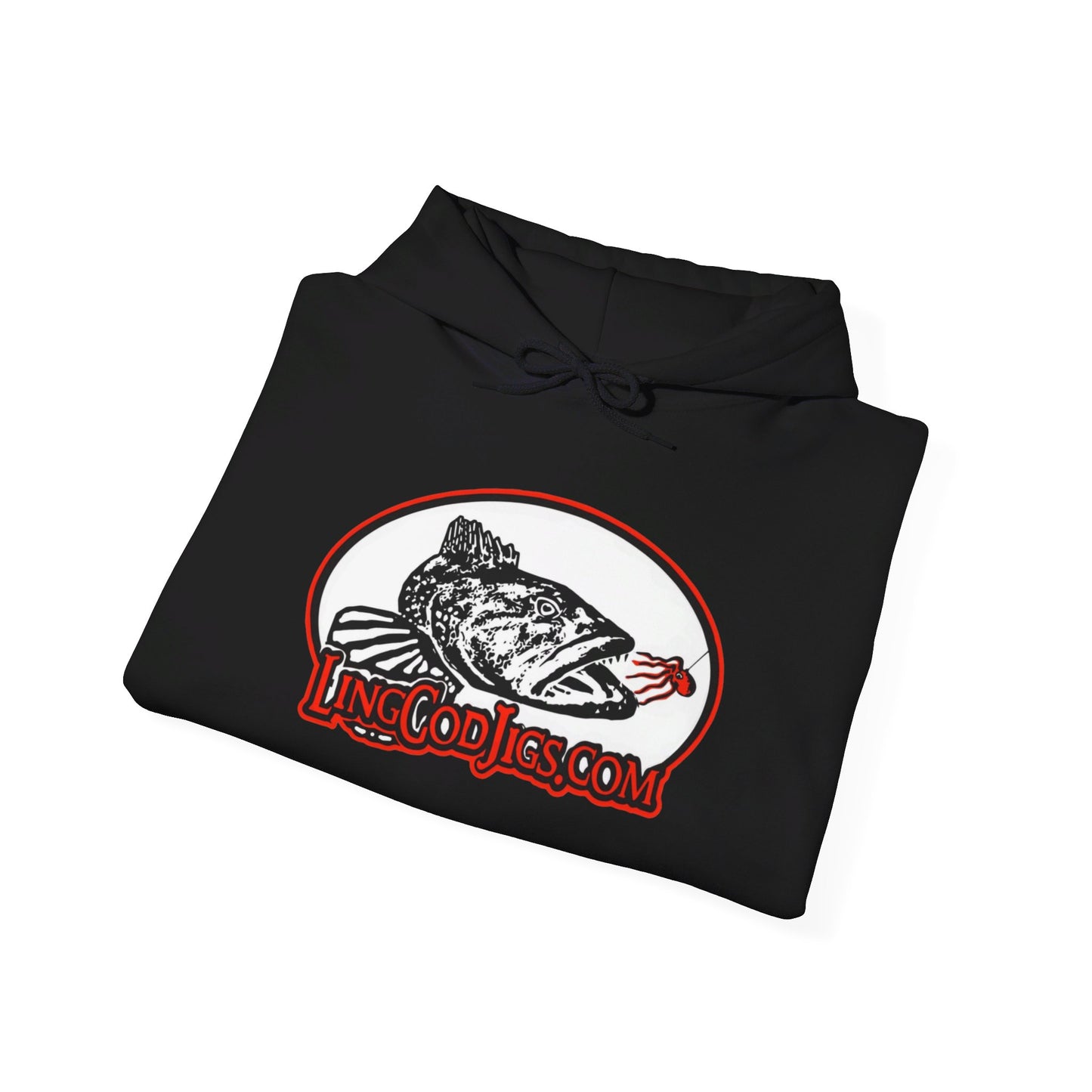 Lingcod jigs Heavy Blend™ Hooded Sweatshirt