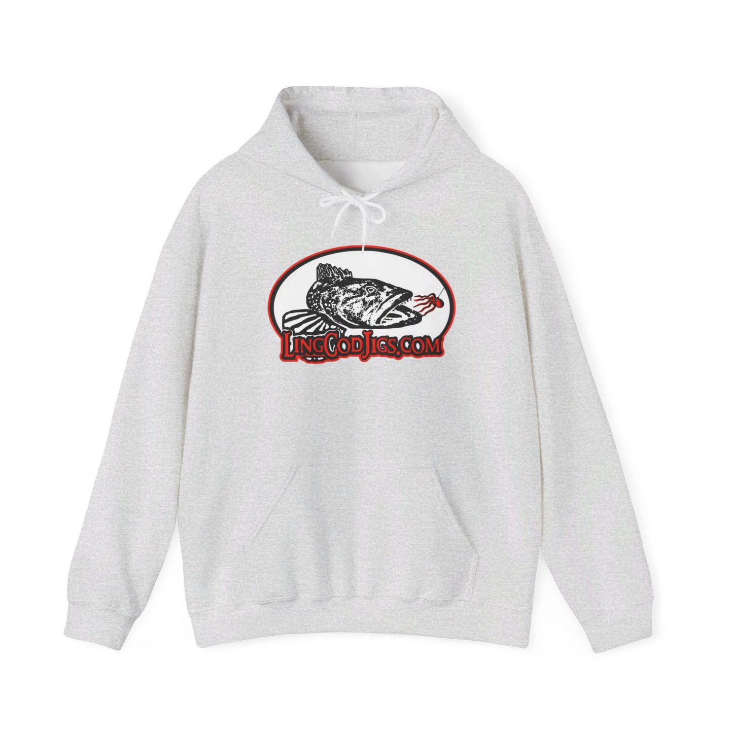 Lingcod jigs Heavy Blend™ Hooded Sweatshirt