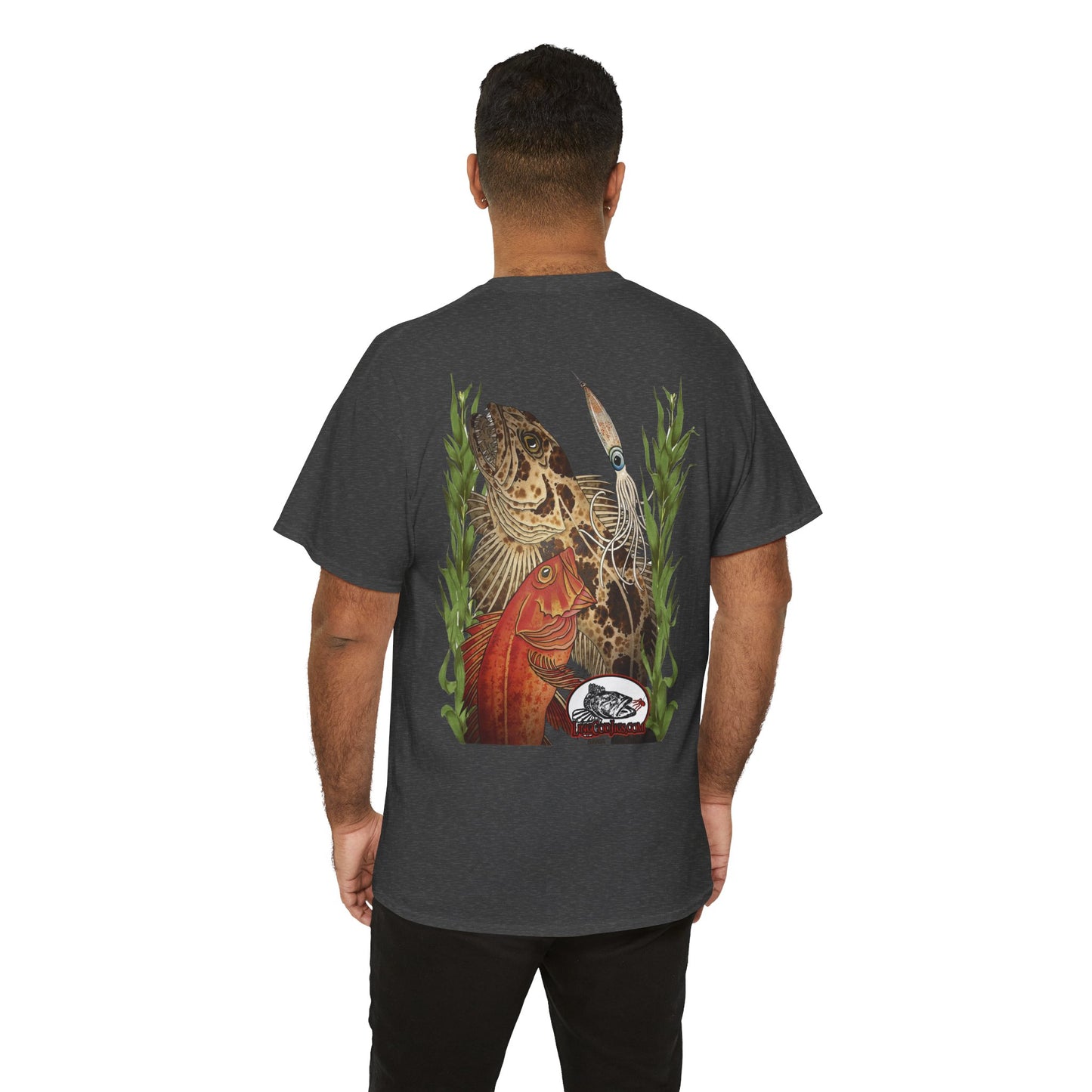 Lingcod jigs Artist  Heavy fishing Tee t shirt