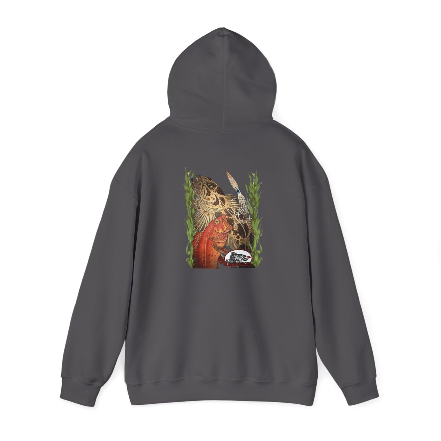 Lingcod jigs Artist Heavy Blend™ Hooded Sweatshirt