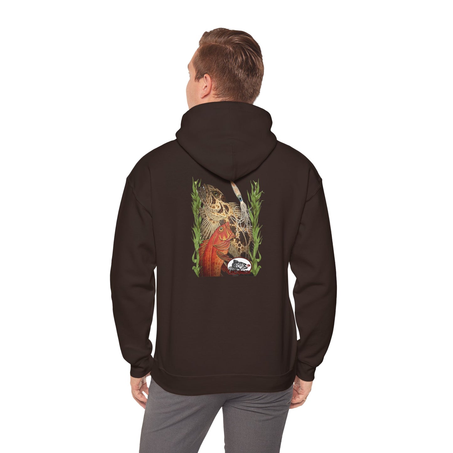 Lingcod jigs Artist Heavy Blend™ Hooded Sweatshirt