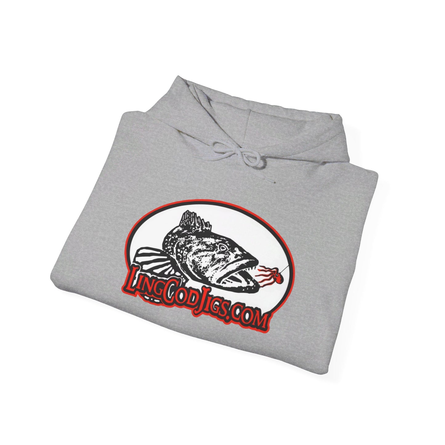 Lingcod jigs Heavy Blend™ Hooded Sweatshirt