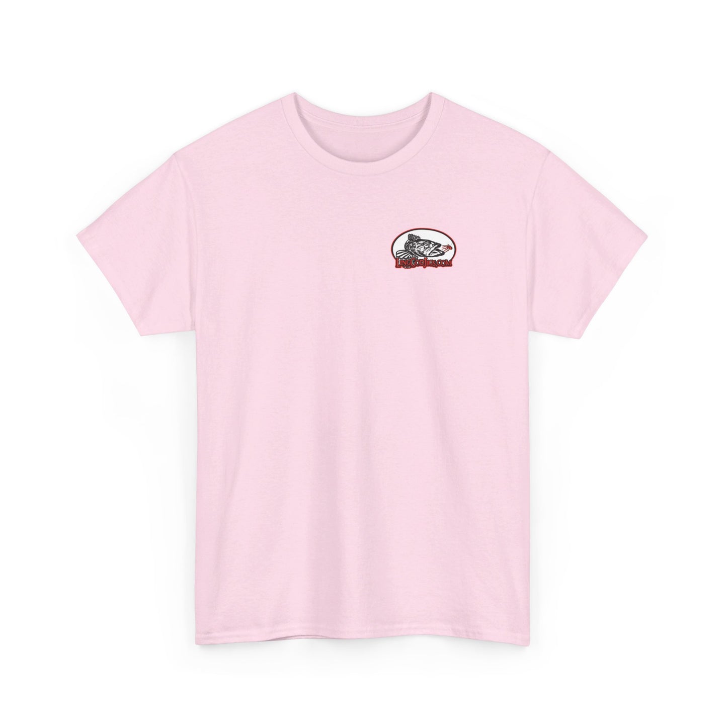 Lingcod jigs Logo Heavy Cotton Tee t shirt