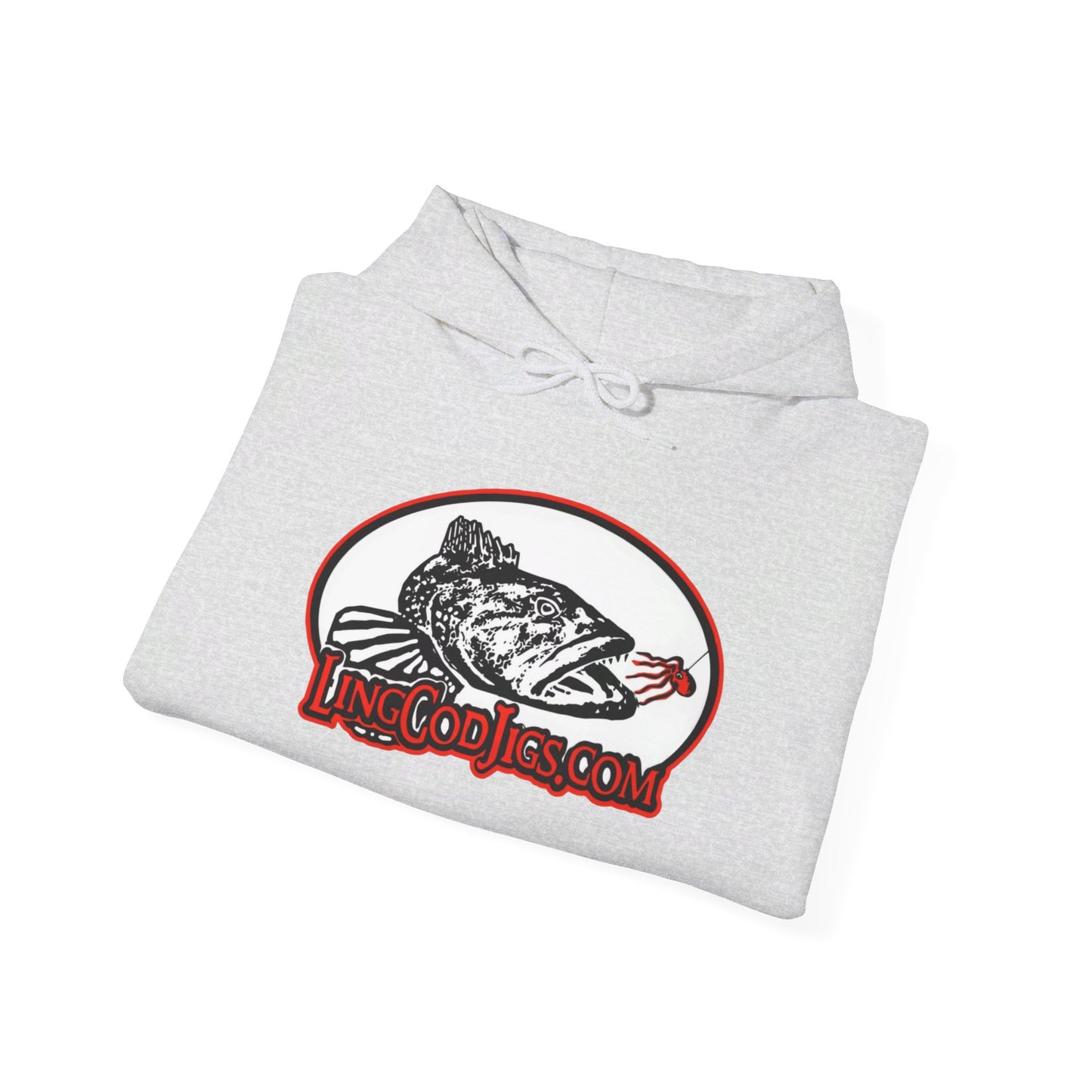 Lingcod jigs Heavy Blend™ Hooded Sweatshirt