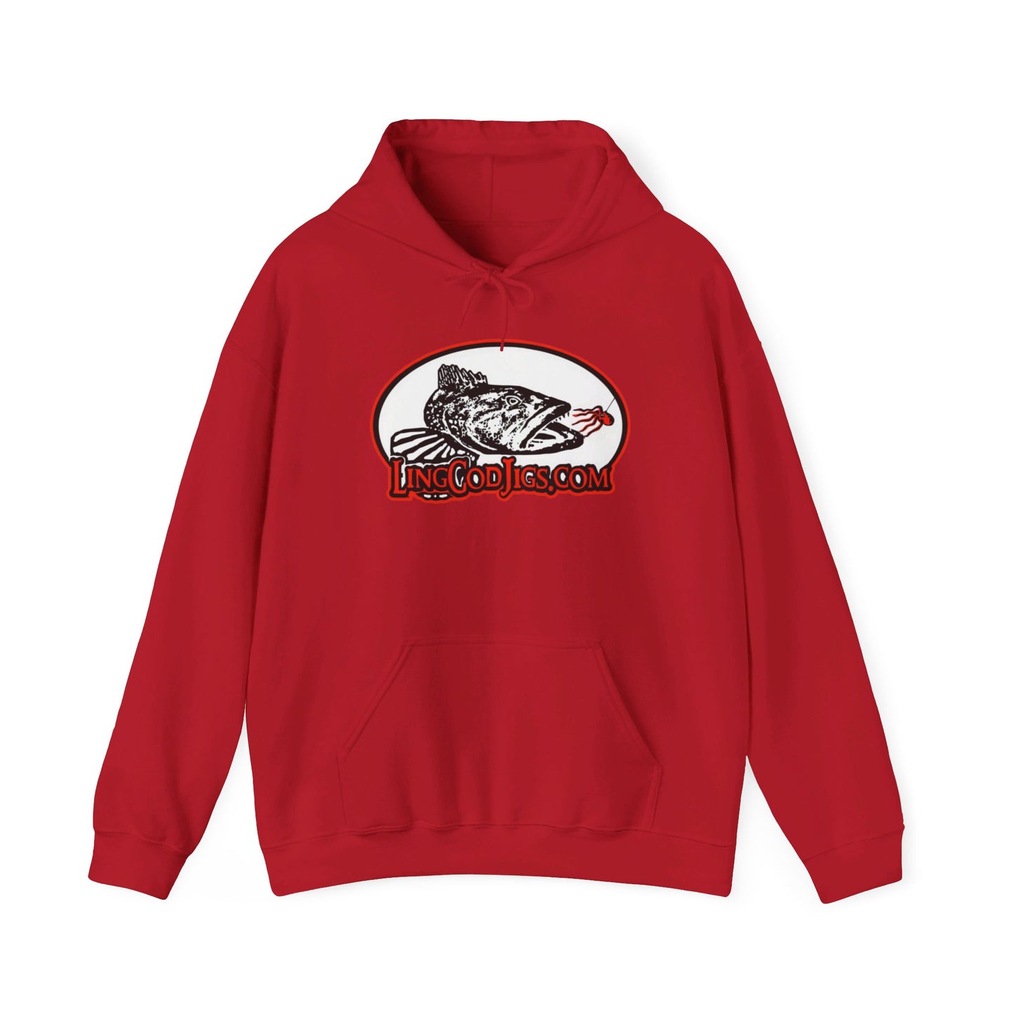 Lingcod jigs Heavy Blend™ Hooded Sweatshirt