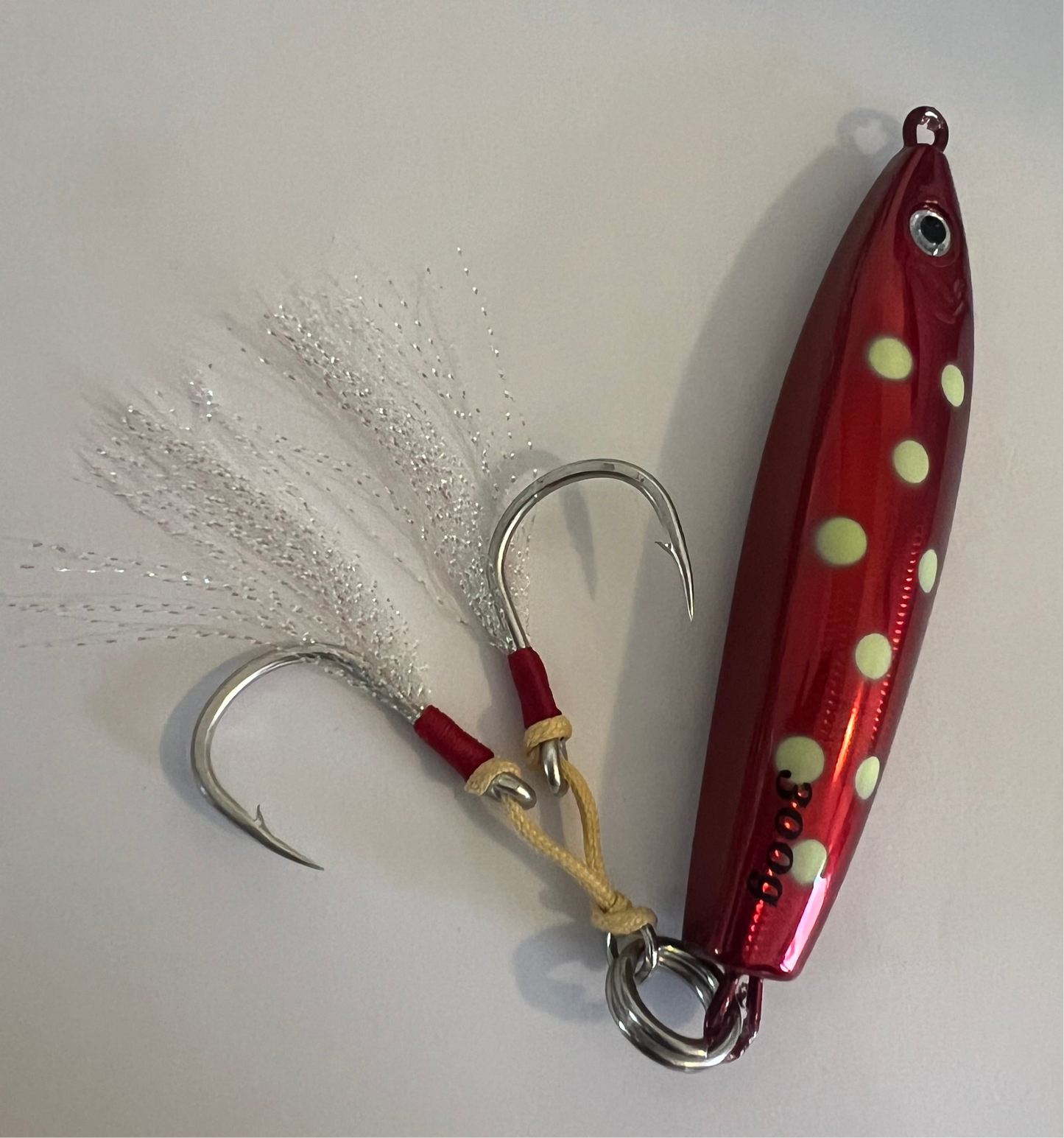 300 gram TUNGSTEN Jig Super Glow dots Bluefin fast fall bomb Jig lure