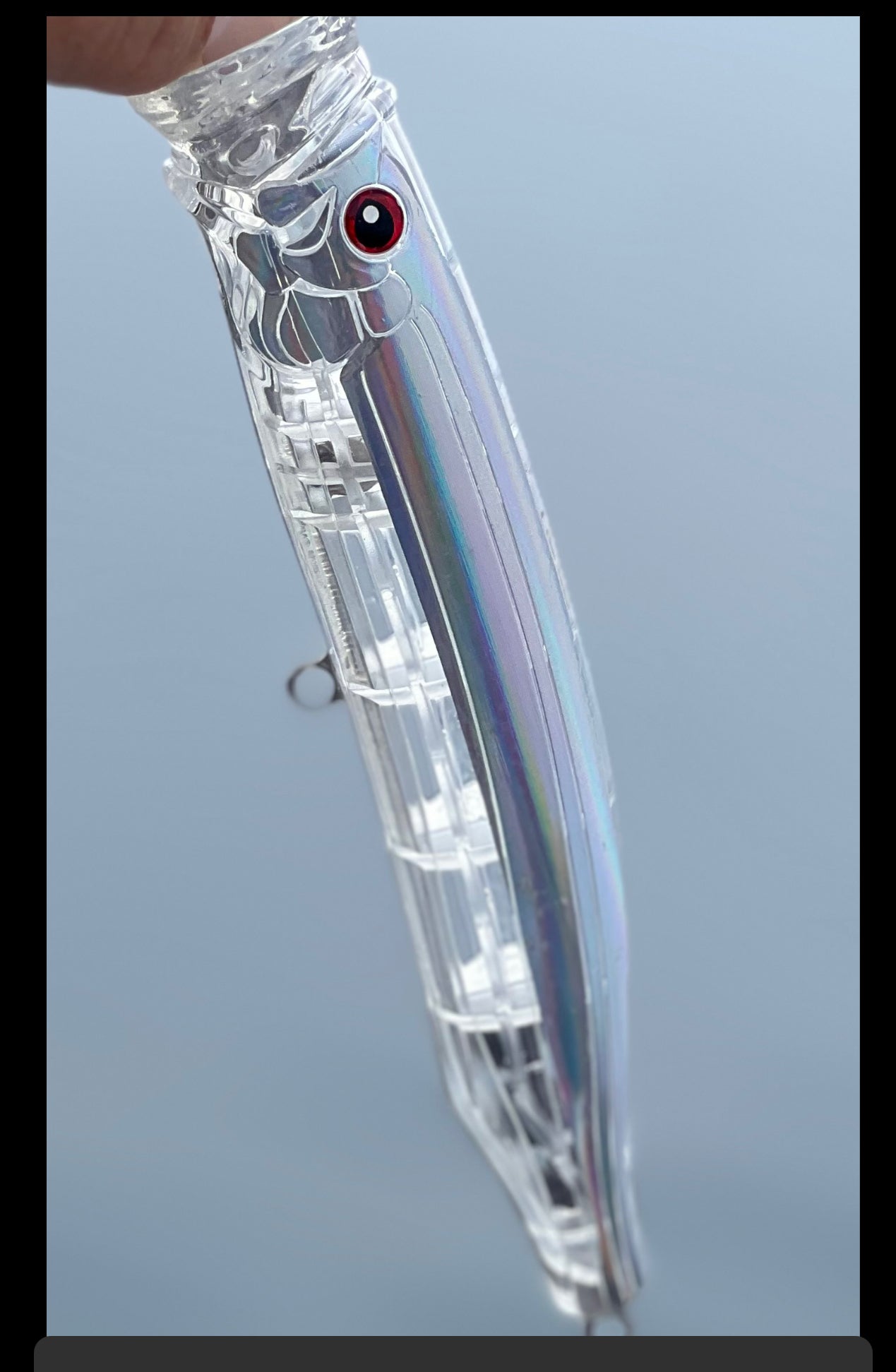 Bluefin tuna 175mm clear popper flash