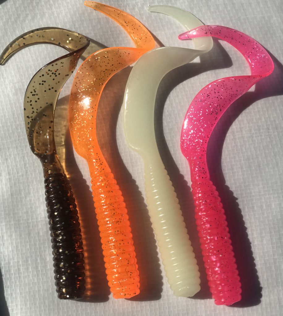 6” grub tails (3 pack)