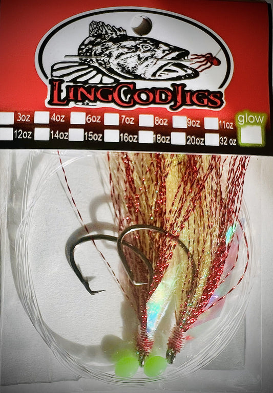 New Ultimate 6/0 circle hook rockfish fly rigs