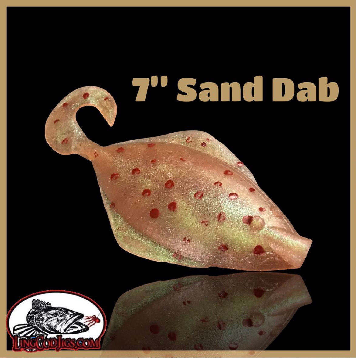 7 inch lingcod sand dab lure