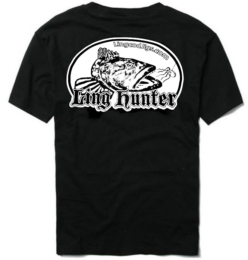 Lingcod jigs classic Ling Hunter T shirt