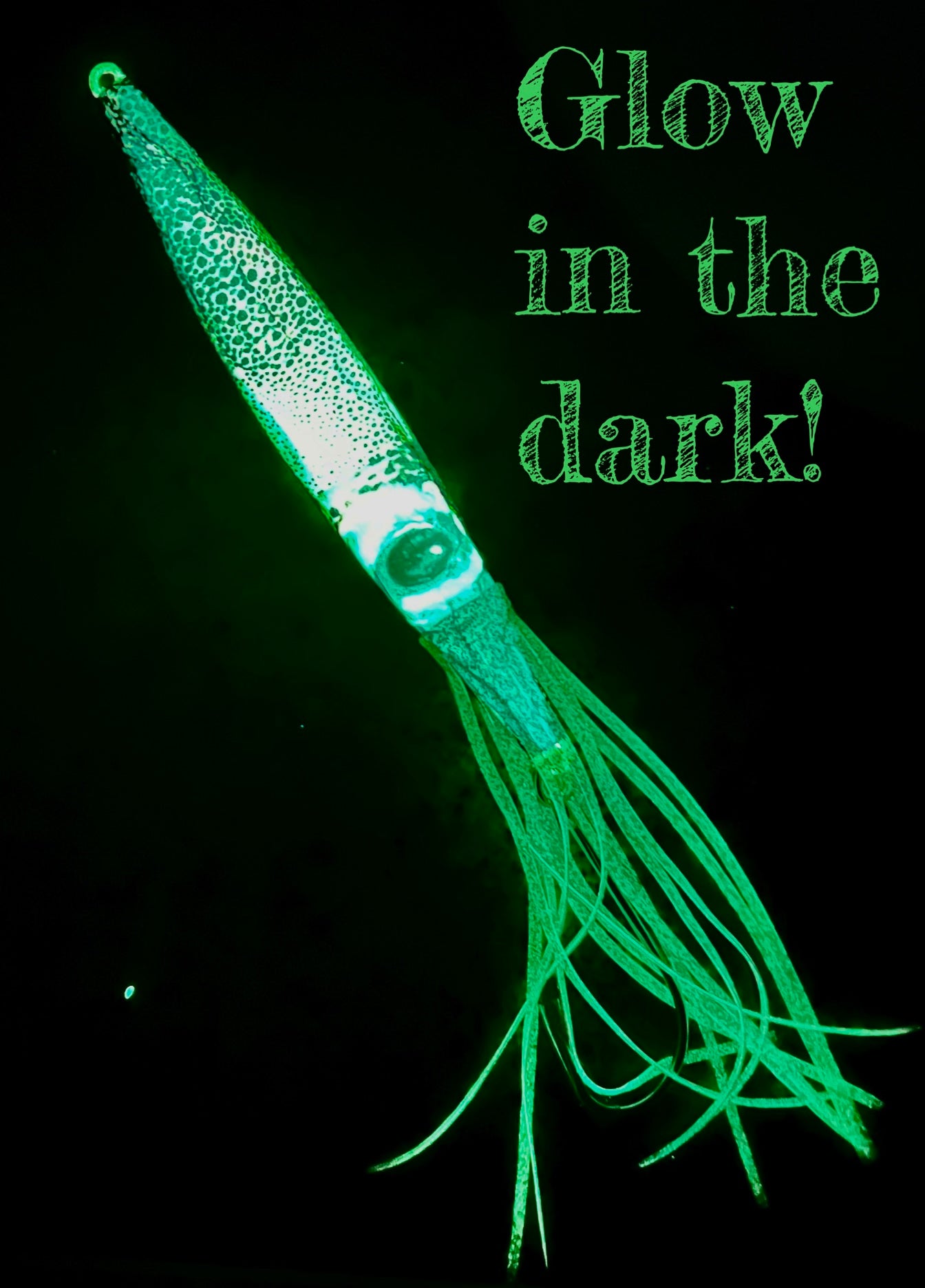 4 Squid Jigs Glow in the Dark Puget Sound East West Coast